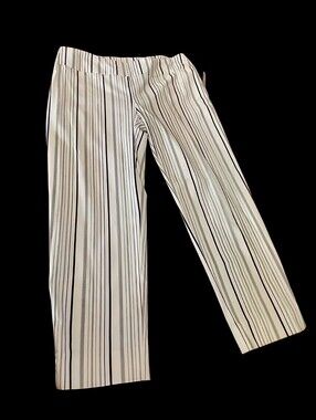 Zac & Rachel Black and Ivory Striped Pants